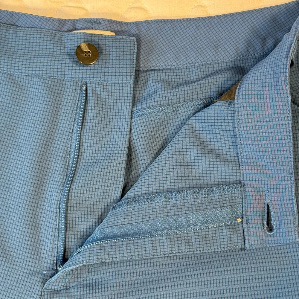 Adidas Golf Shorts‎ Mens 38 Blue Lightweight Stretch Performance Casual